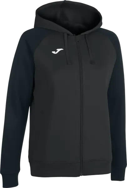 Joma Academy IV Women's Full Zip Hoodie - Anthracite / Black