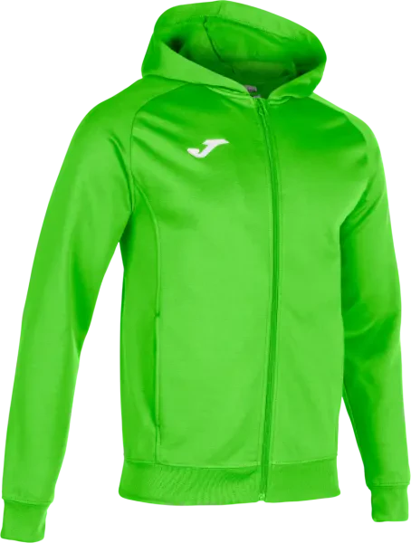 Joma Menfis Full Zip Hoodie - Fluor Green