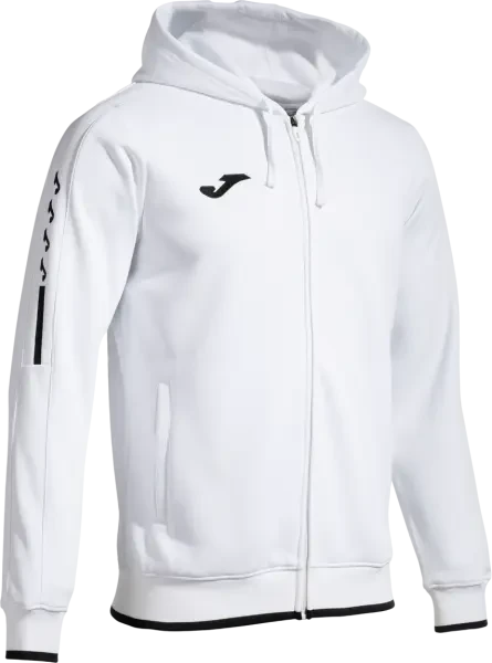 Joma Olimpiada Full Zip Hoodie - White