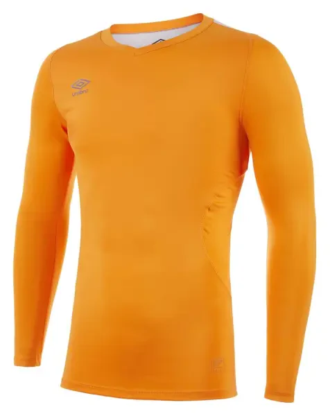 Umbro Elite V Neck Baselayer - Amber