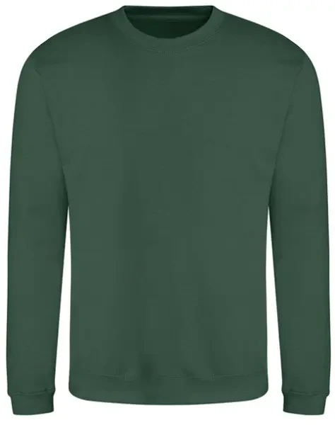 AWDis Just Hoods Crewneck Sweatshirt - Bottle Green
