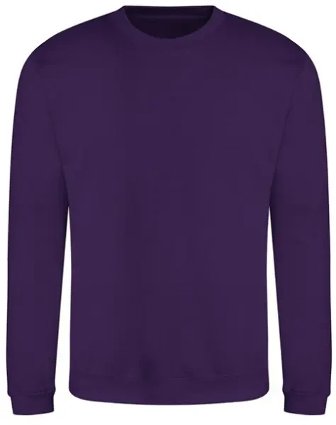AWDis Just Hoods Crewneck Sweatshirt - Purple